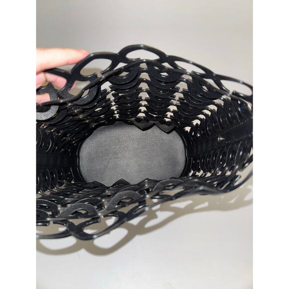 Kate Spade Black Dorie Medium Bucket Bag Spade Weave - Picture 12 of 14